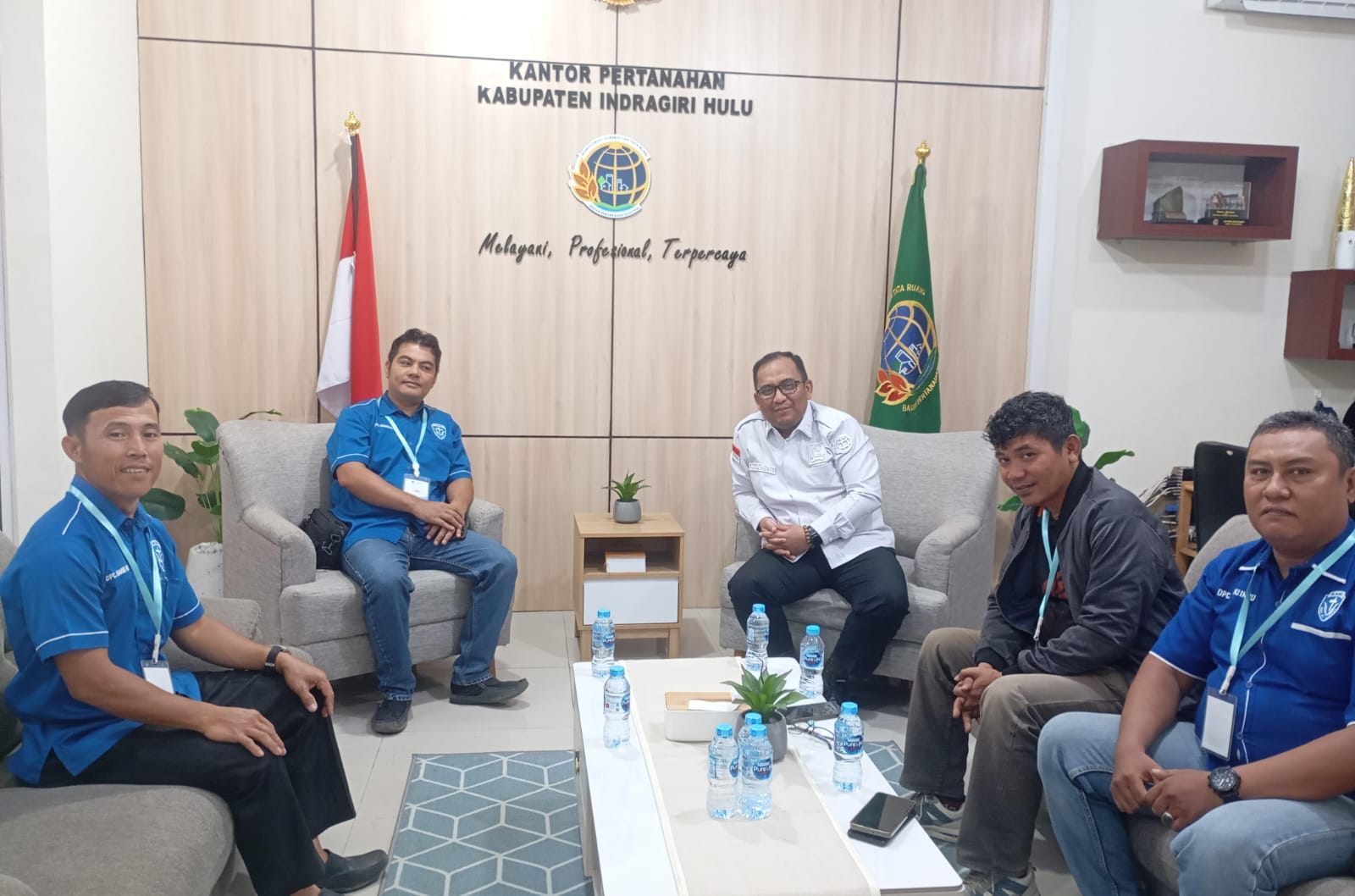 Bahas Isu Pertanahan dan Agraria, DPC GAMKI Inhu Gelar Audiensi dengan Kepala Kantah BPN