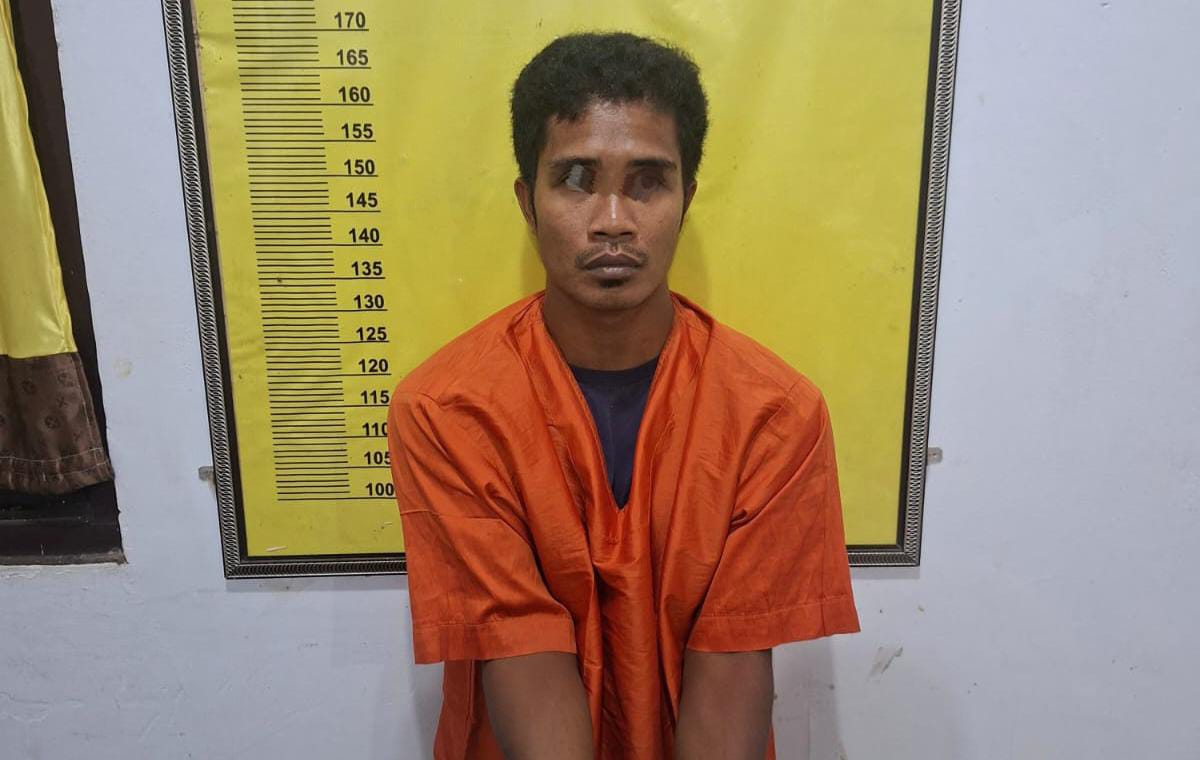Polsek Batang Cenaku Bekuk Pengedar Sabu di Kepayang Sari, 9 Paket Barang Bukti Disita