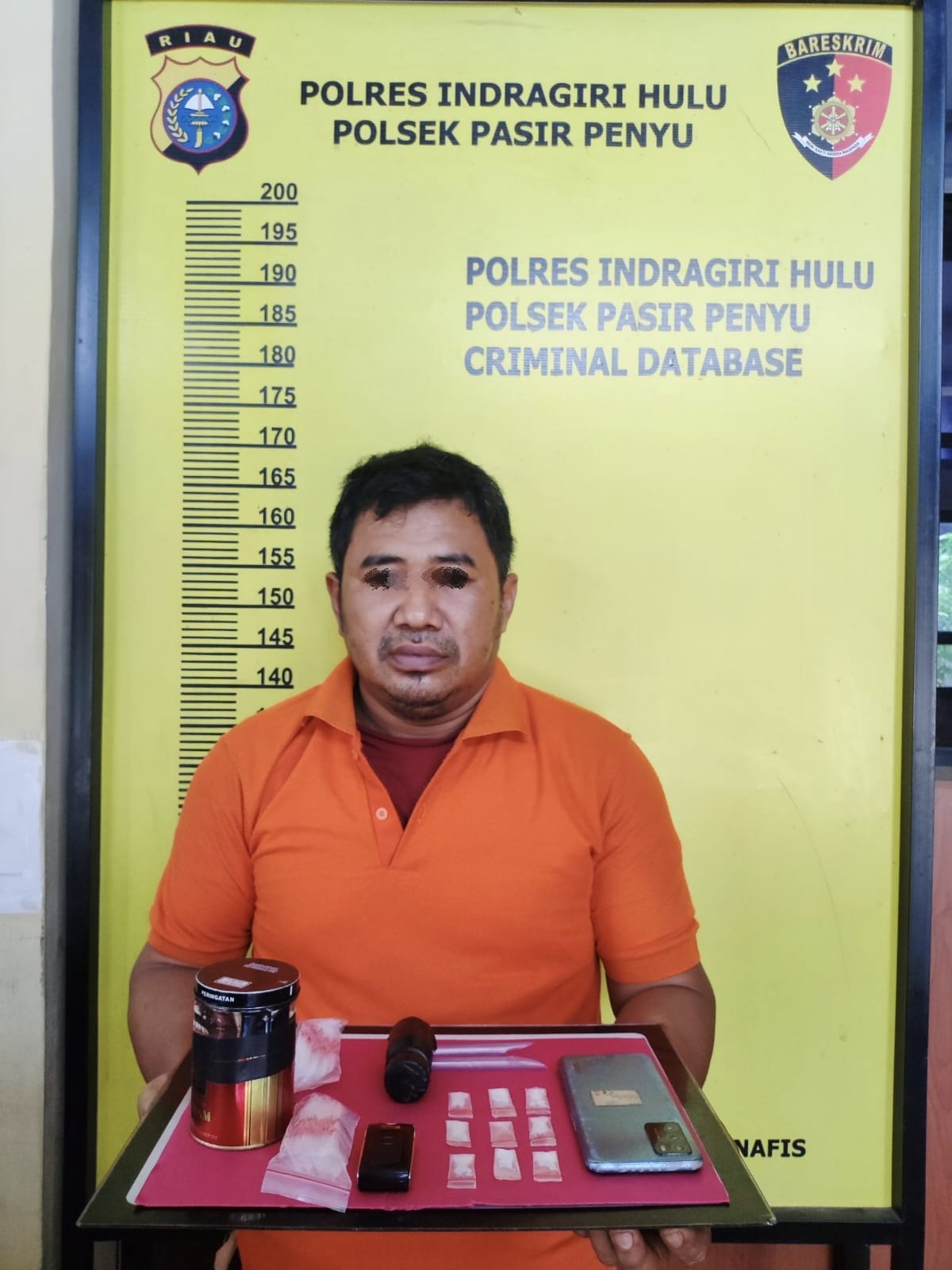 Berkat Laporan Warga, Polsek Pasir Penyu Gerebek Rumah Pengedar Narkoba
