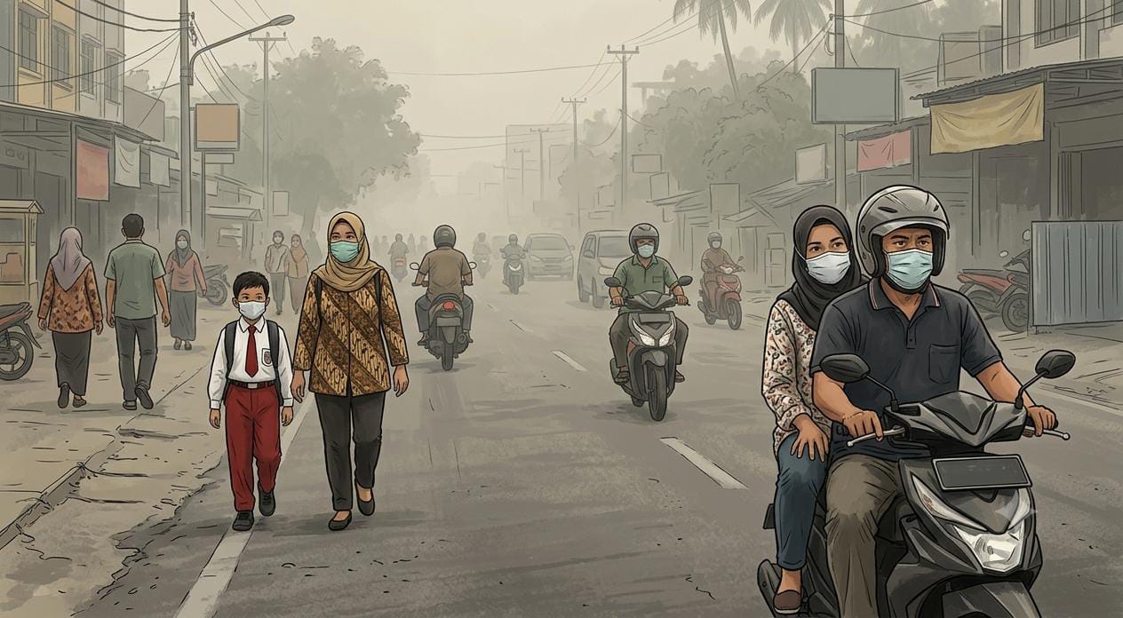 BMKG Deteksi 1.225 Hotspot di Sumatra, Jarak Pandang di Riau Merosot hingga 5 KM