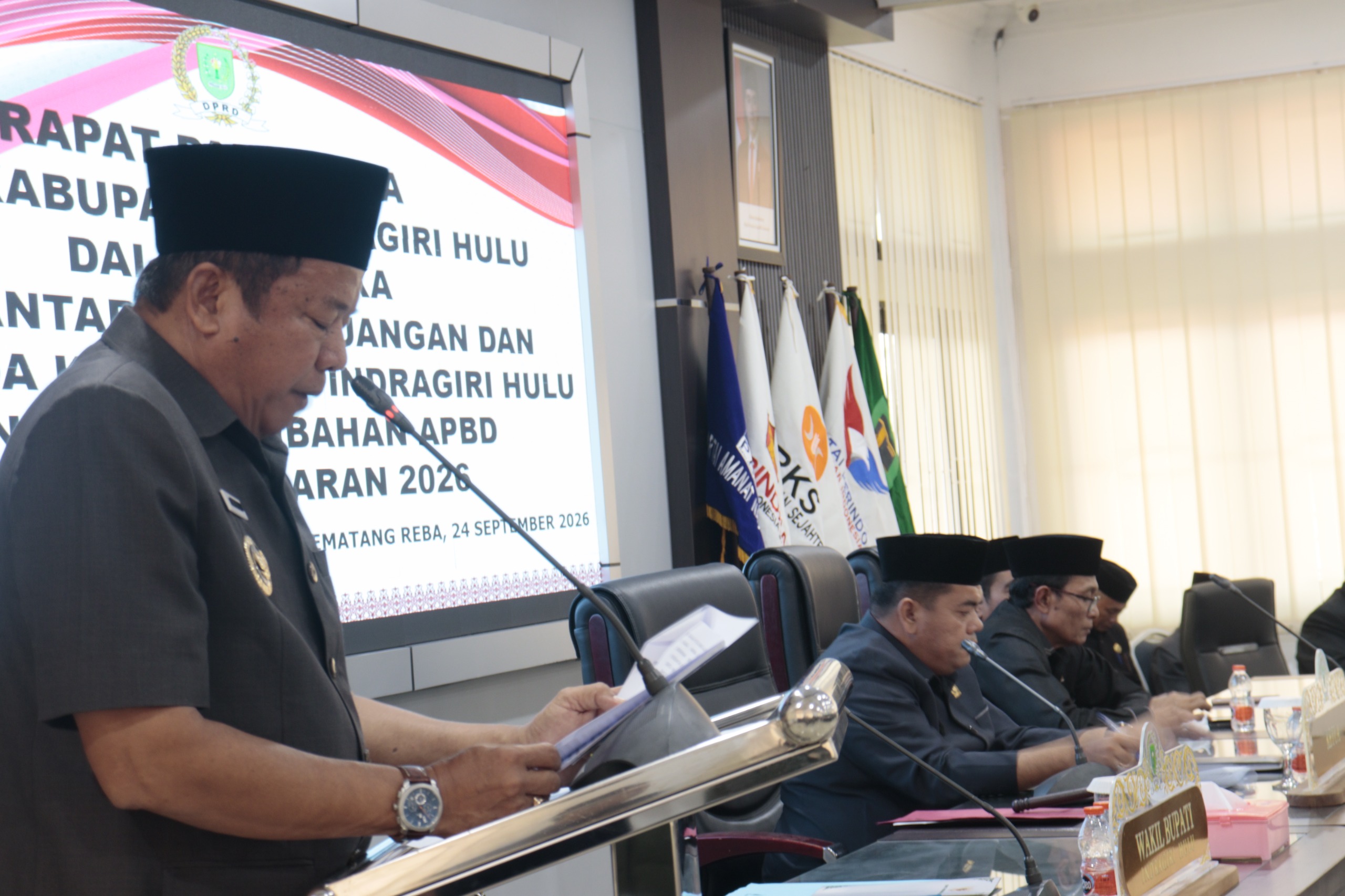 APBD-P Inhu 2026 Dipatok Rp1,34 T, Wabup Instruksikan OPD Moratorium Dinas Luar