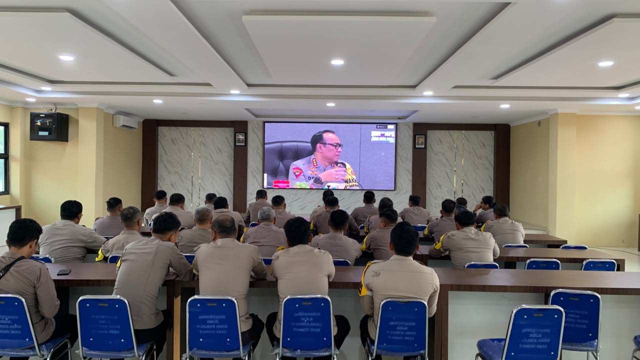 Polres Inhu Ikuti Launching Penerimaan Siswa SMA Kemala Taruna Bhayangkara TA 2027/2028