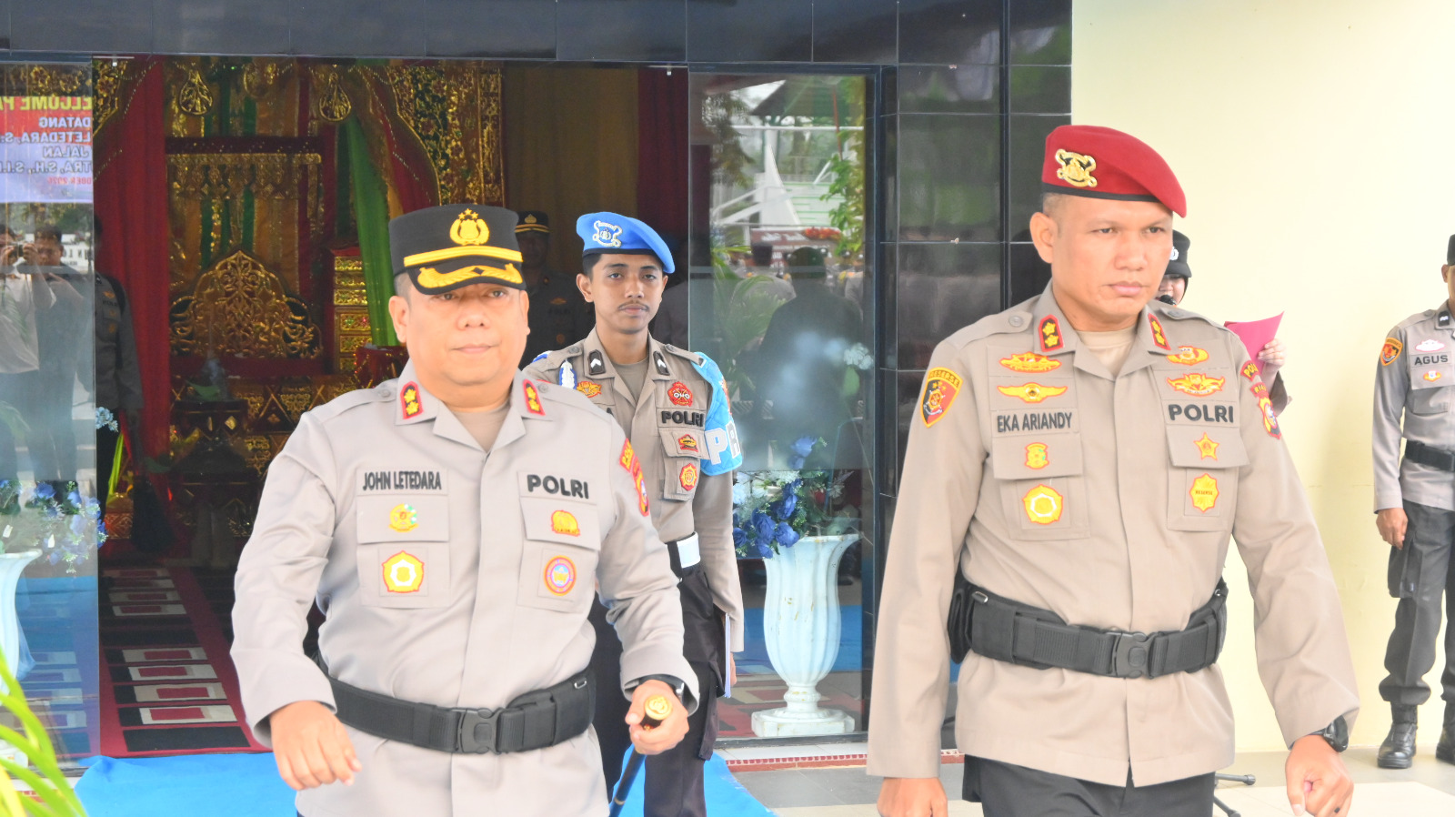 Tongkat Komando Polres Inhu Berganti, AKBP John Louis Letedara Resmi Gantikan AKBP Eka Ariandy
