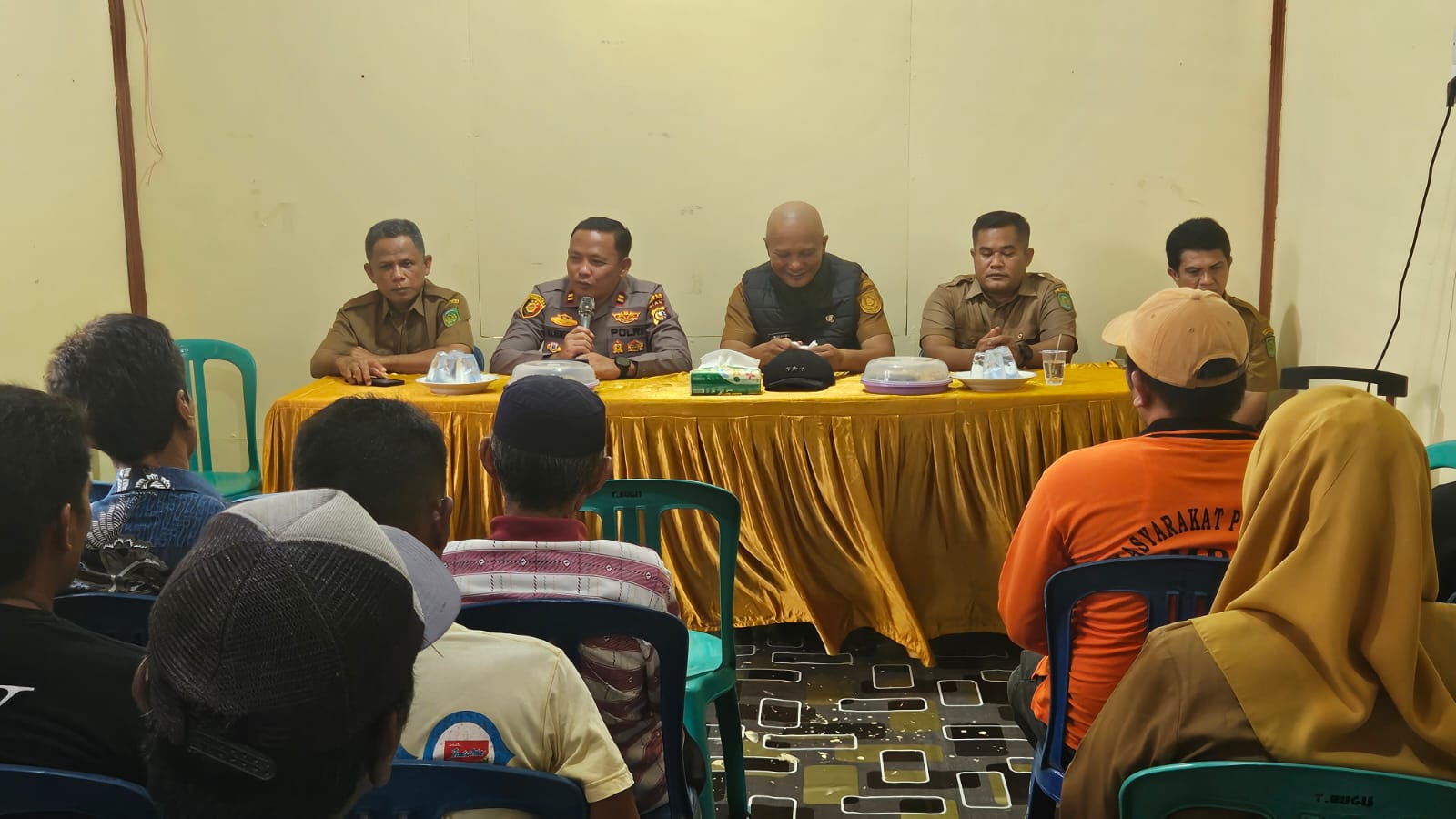Cegah Karhutla, Polsek Tanah Merah Sosialisasi ke Tiga Desa di Inhil
